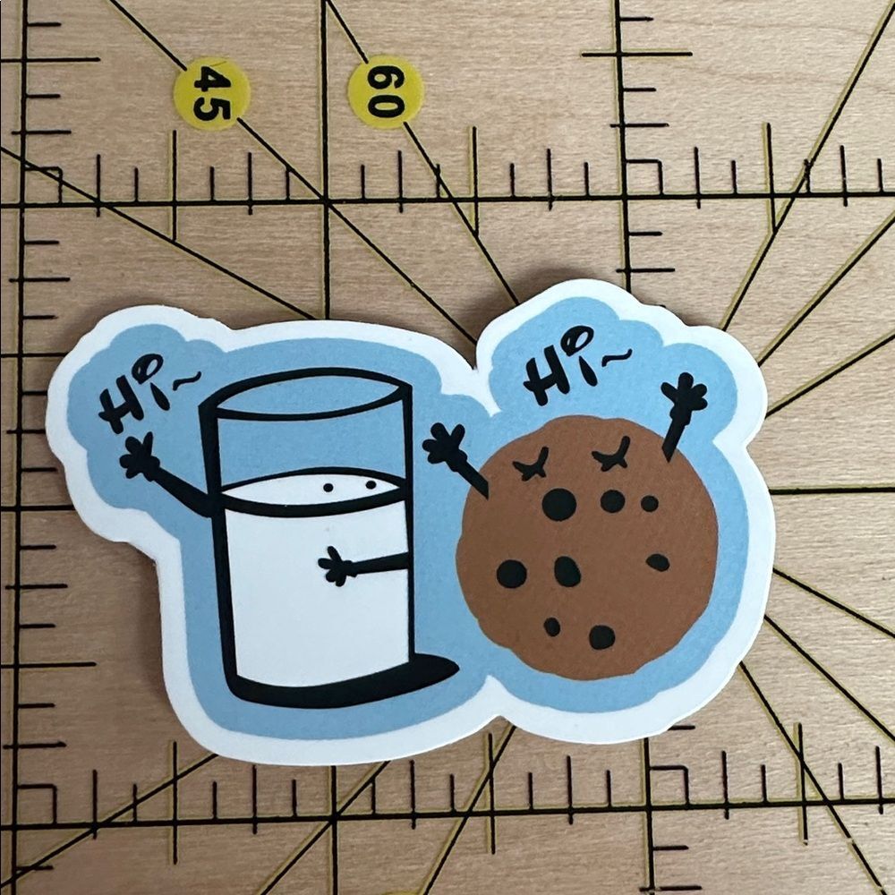 💜13/$13 +Bundle Sticker Sale| Milk Dairy Beverage Waterproof Sticker